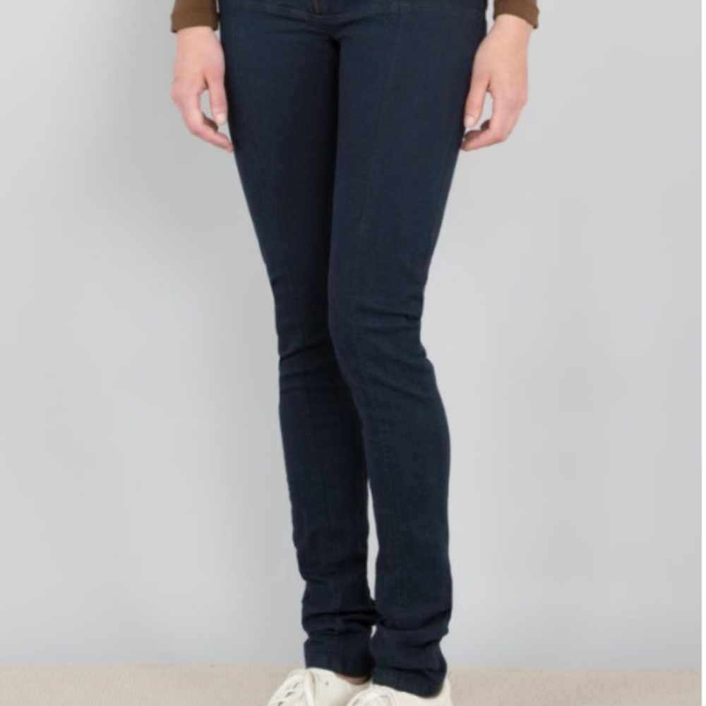 Denim Girdle Leggings in Pennie Wash